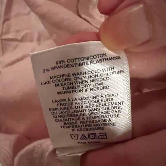 Express men’s button down pink shirt medium tall nwt cotton - Picture 7 of 8